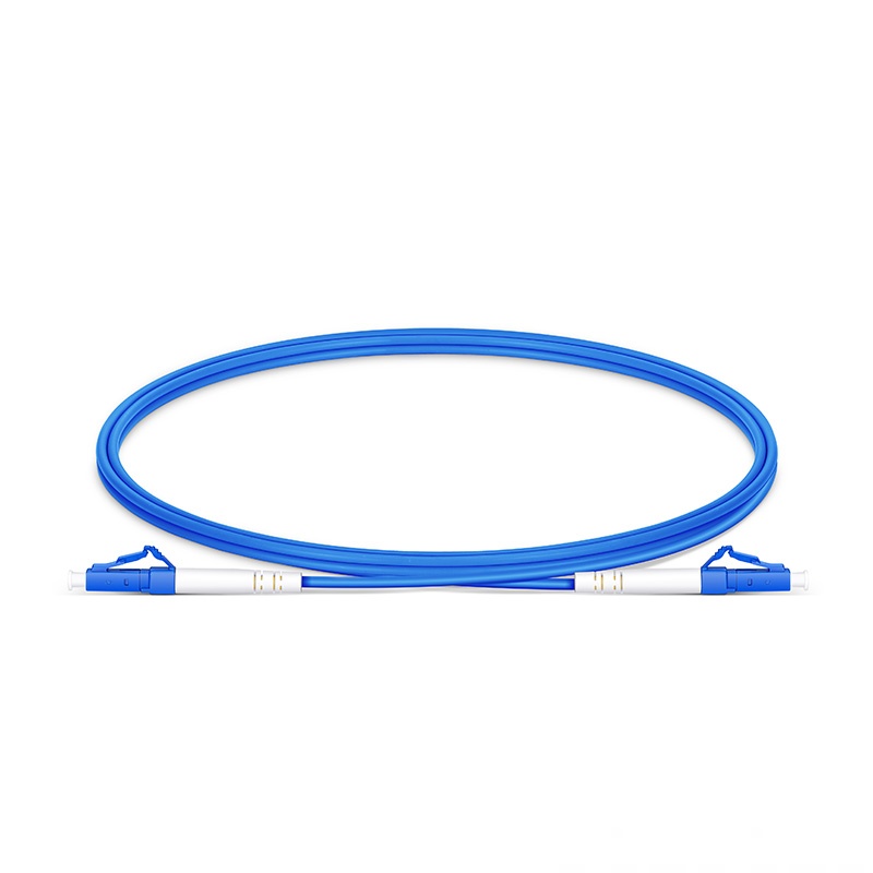单模单芯铠装光纤跳线LC/APC-LC/APC-3.0mm-OS2 PVC(OFNR)