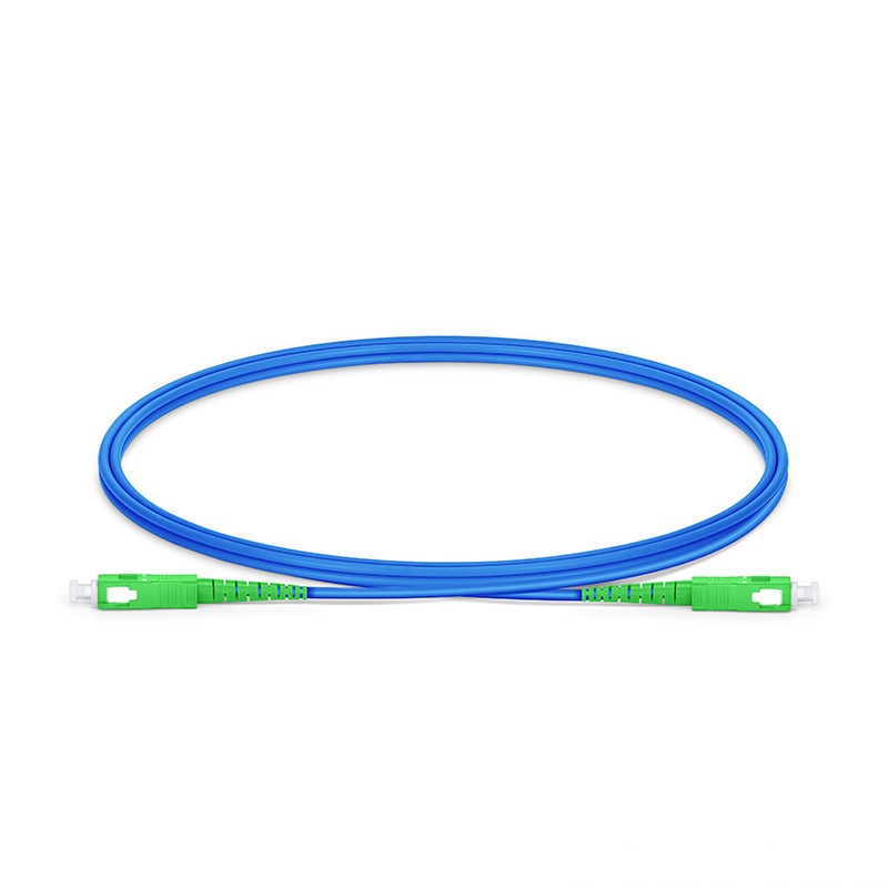 单模单芯铠装光纤跳线SC/APC-SC/APC-3.0mm-OS2 PVC(OFNR)