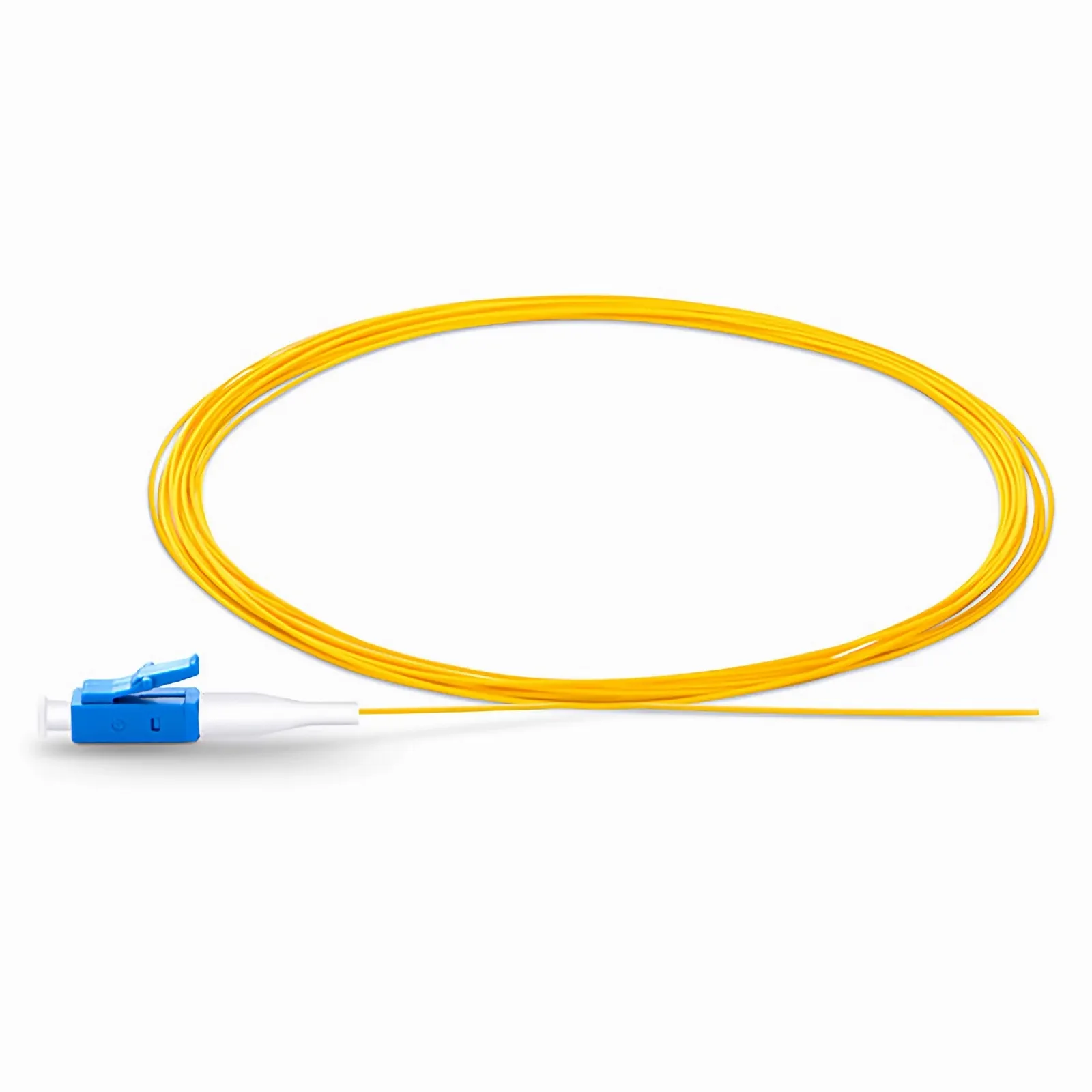 1m LC/UPC 单工单模OS2光纤尾纤-0.9mm PVC(OFNR)