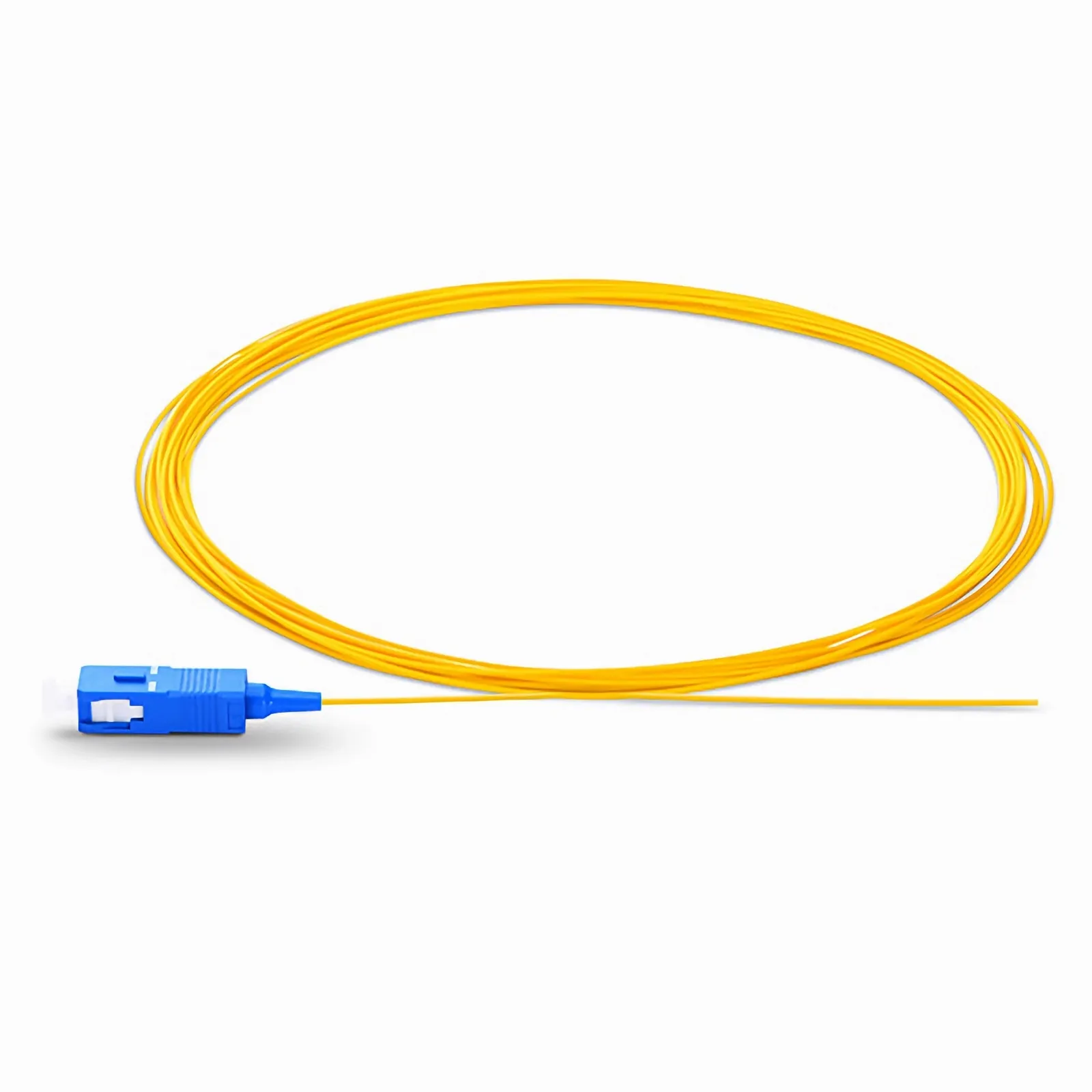 1m SC/UPC 单工单模OS2光纤尾纤-0.9mm PVC(OFNR)