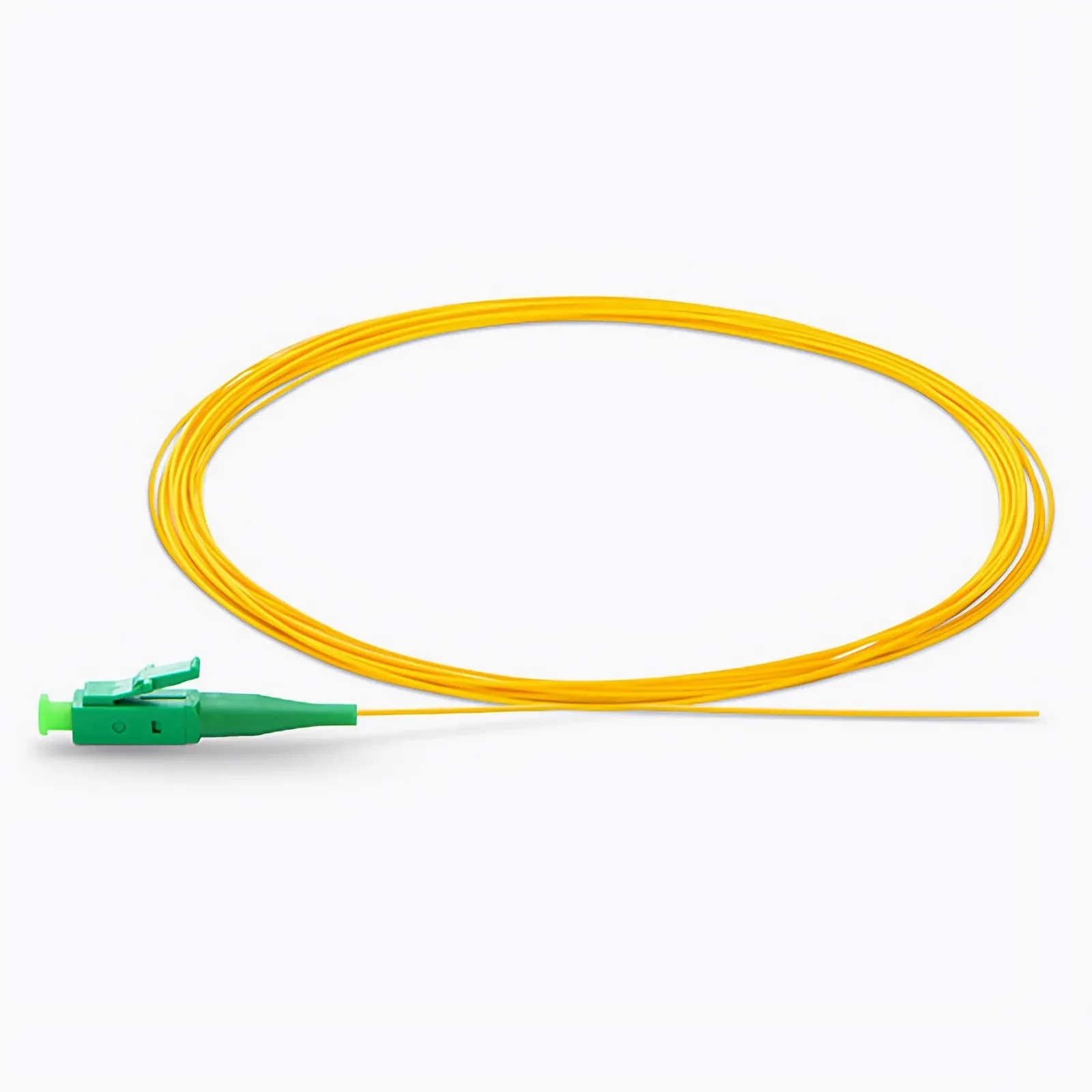 1m LC/APC 单工单模OS2光纤尾纤-0.9mm PVC(OFNR)