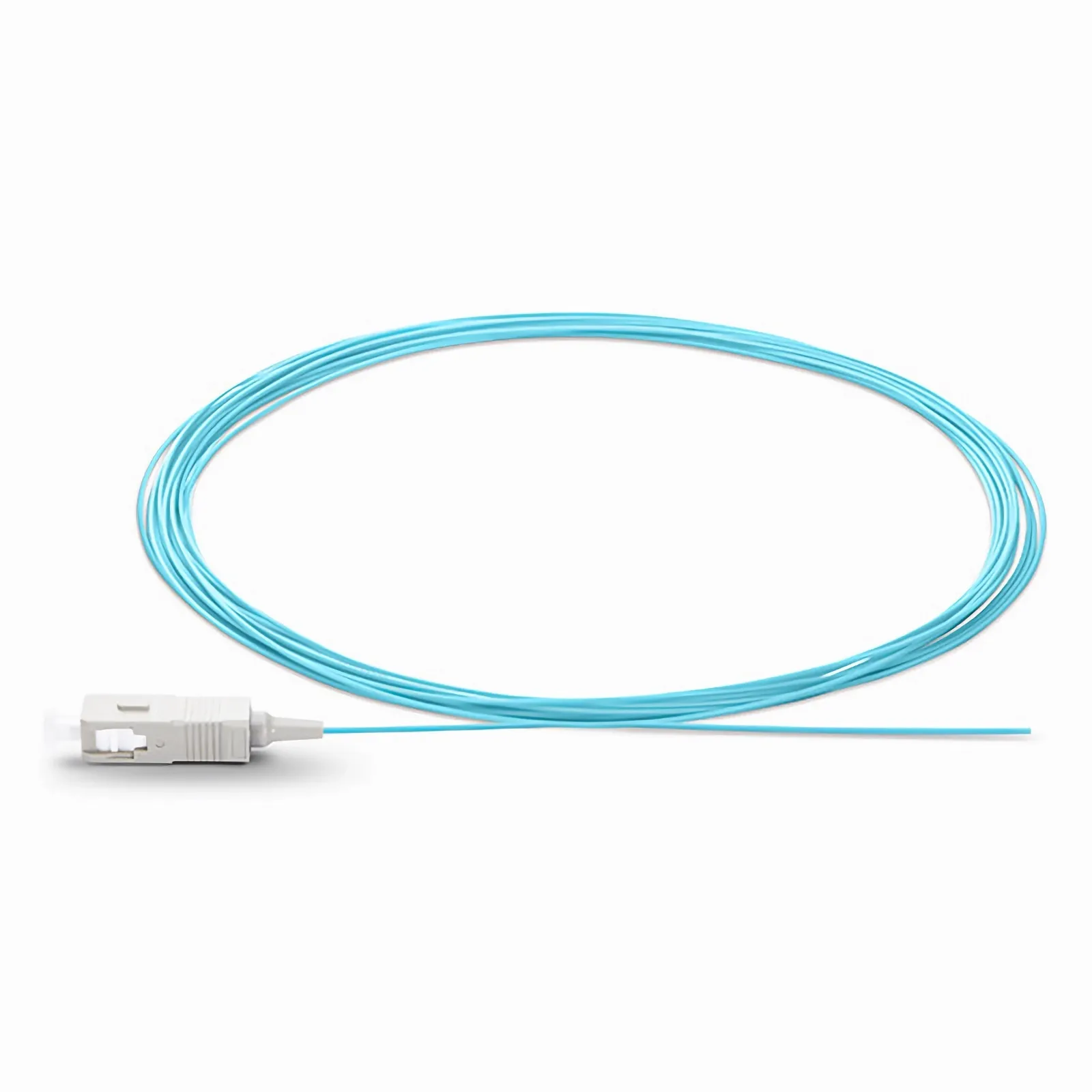 1m SC/UPC 单工多模OM3光纤尾纤-0.9mm PVC(OFNR)