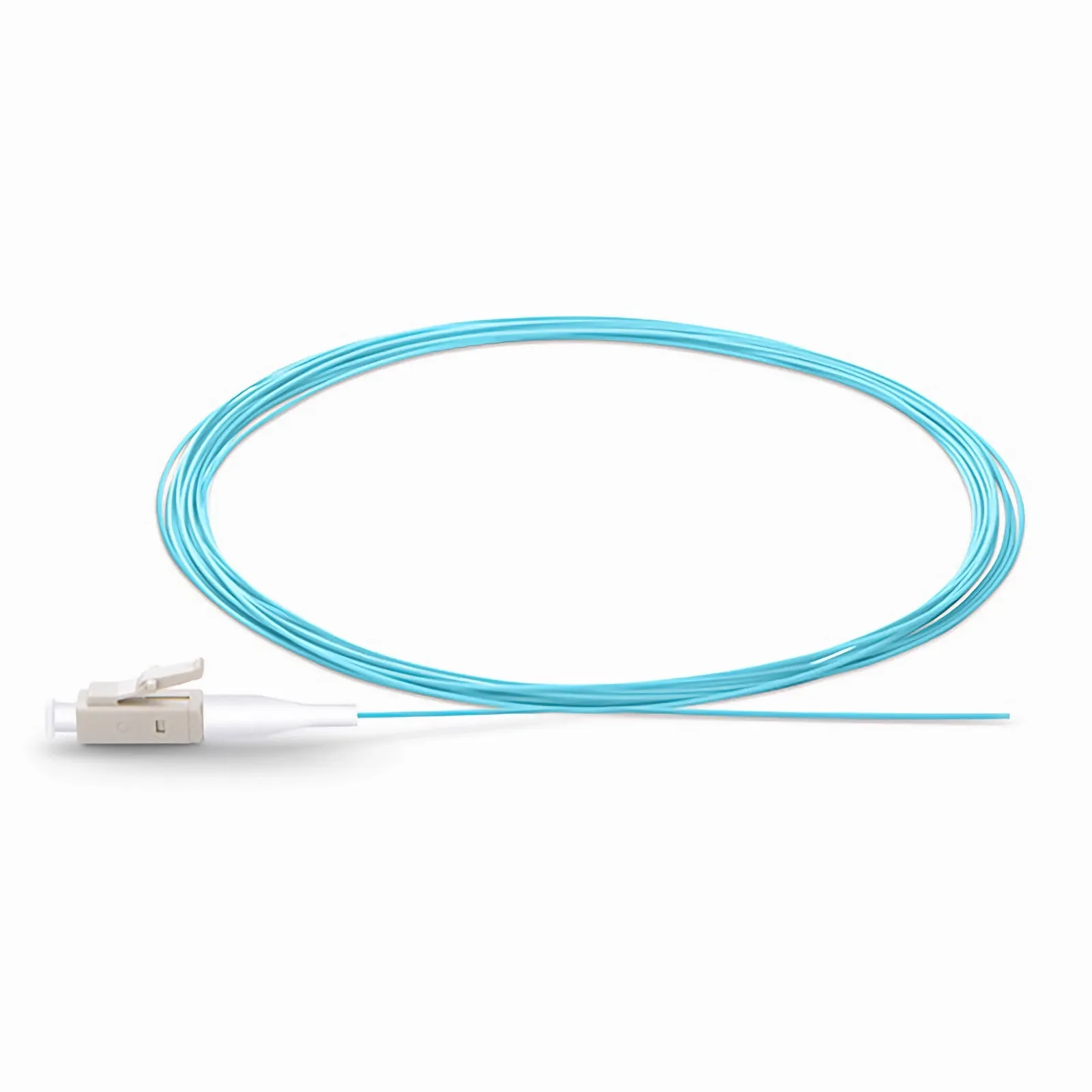 1m LC/UPC 单工多模OM3光纤尾纤-0.9mm PVC(OFNR)