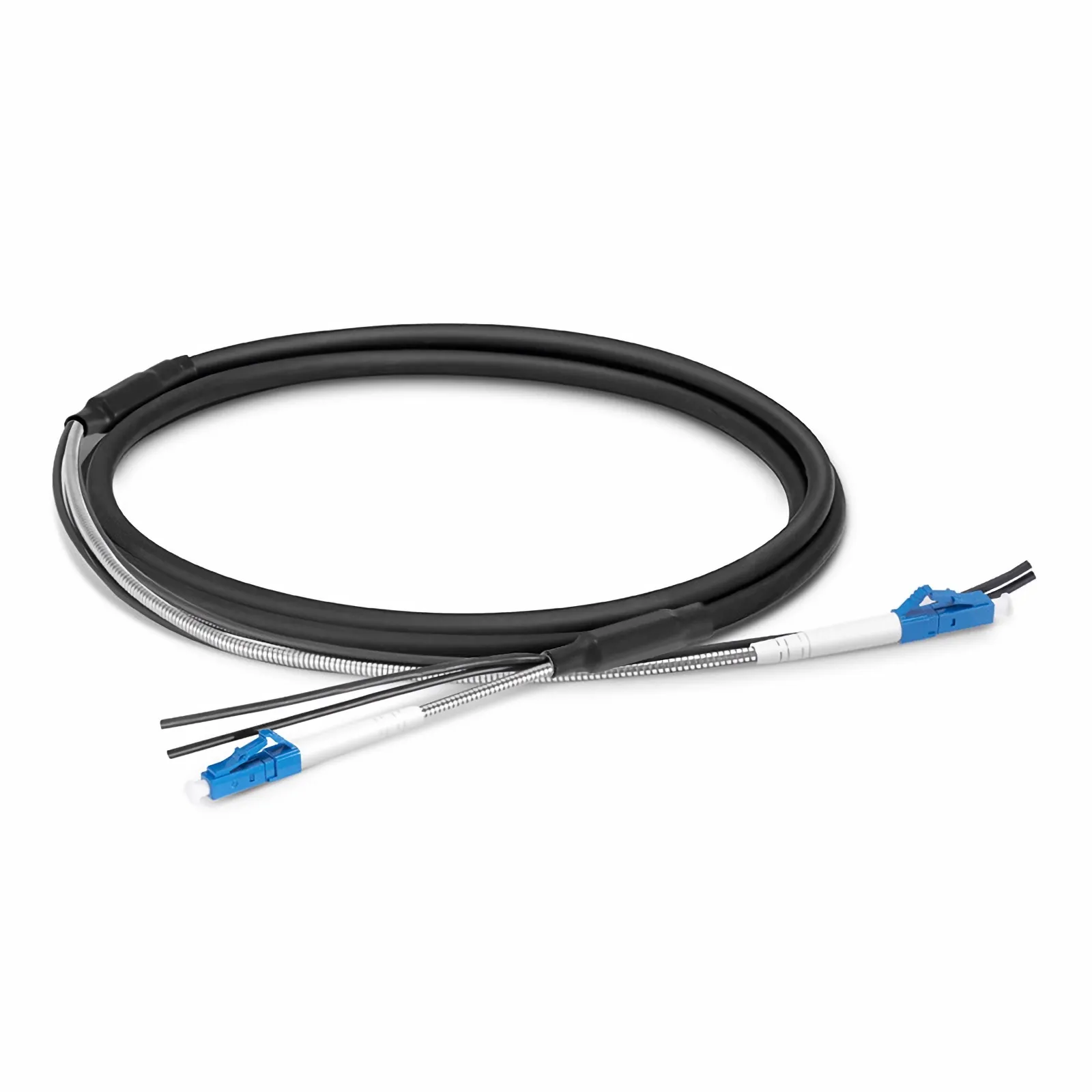 3m LC/UPC-LC/UPC FTTA单工单模OS2基站室外光纤跳线-7.0mm，LSZH