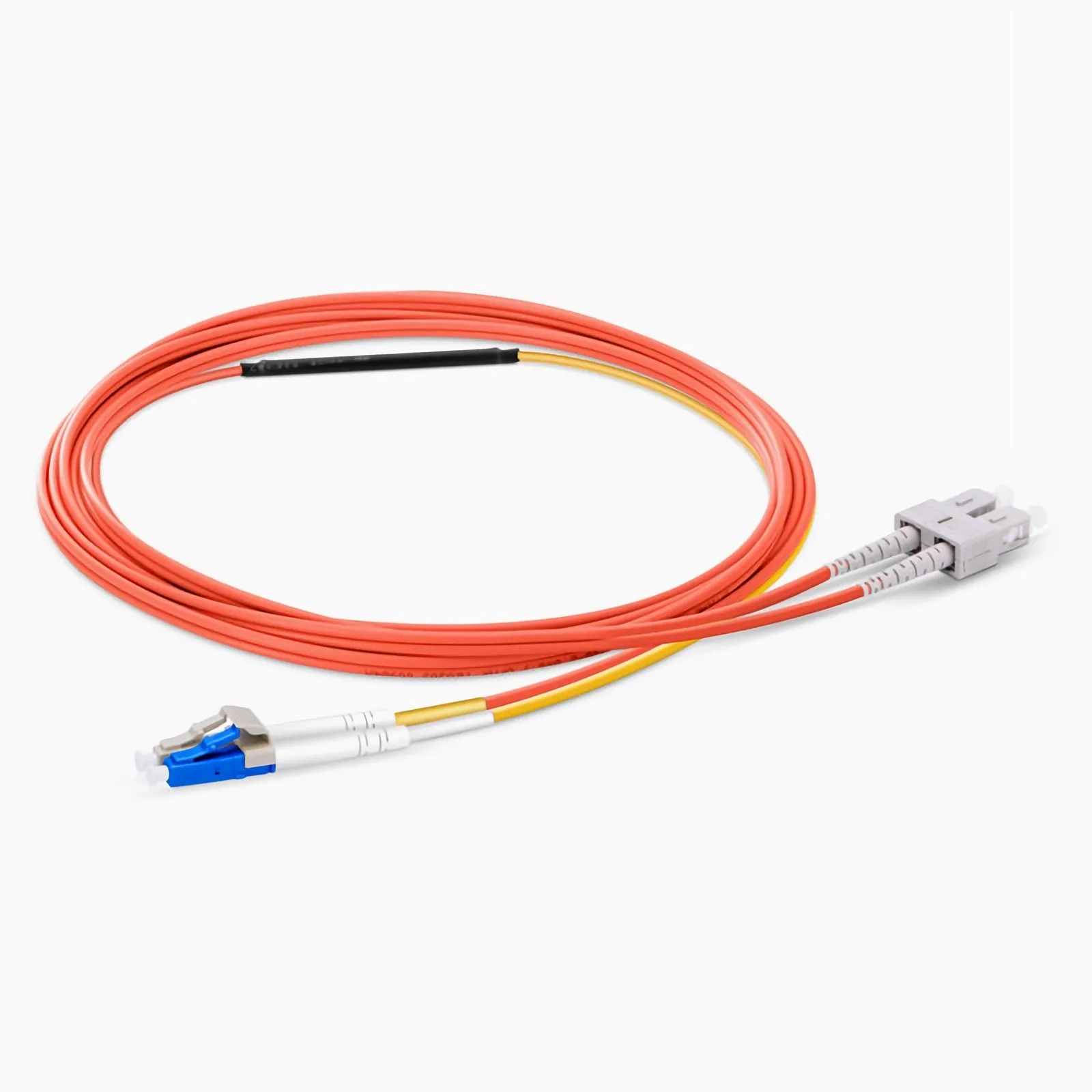 1m LC-SC OM1单多模转换光纤跳线，PVC(OFNR)