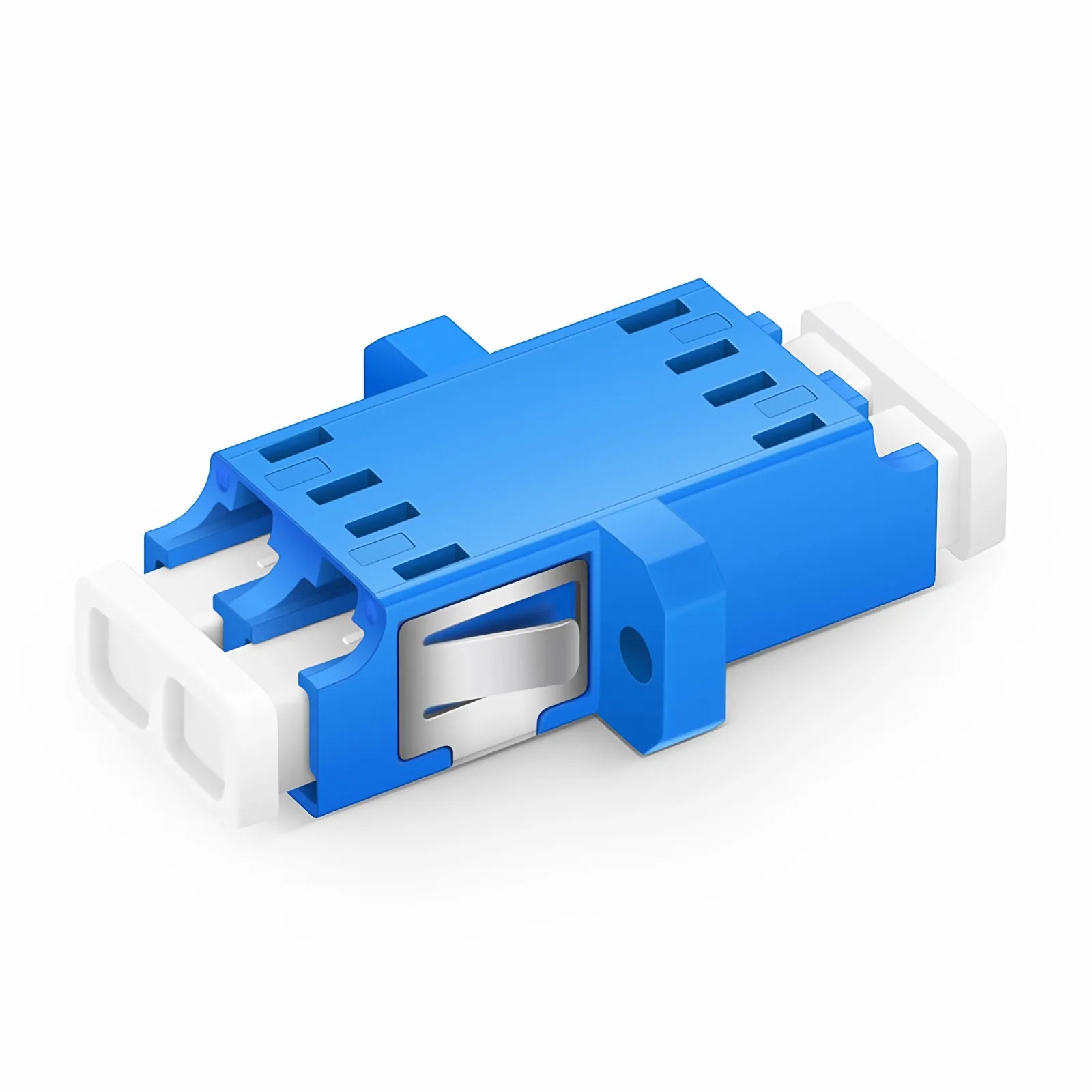 LC/UPC-LC/UPC 双工OS2单模SC封装塑料光纤适配器(10个/盒) 全法兰