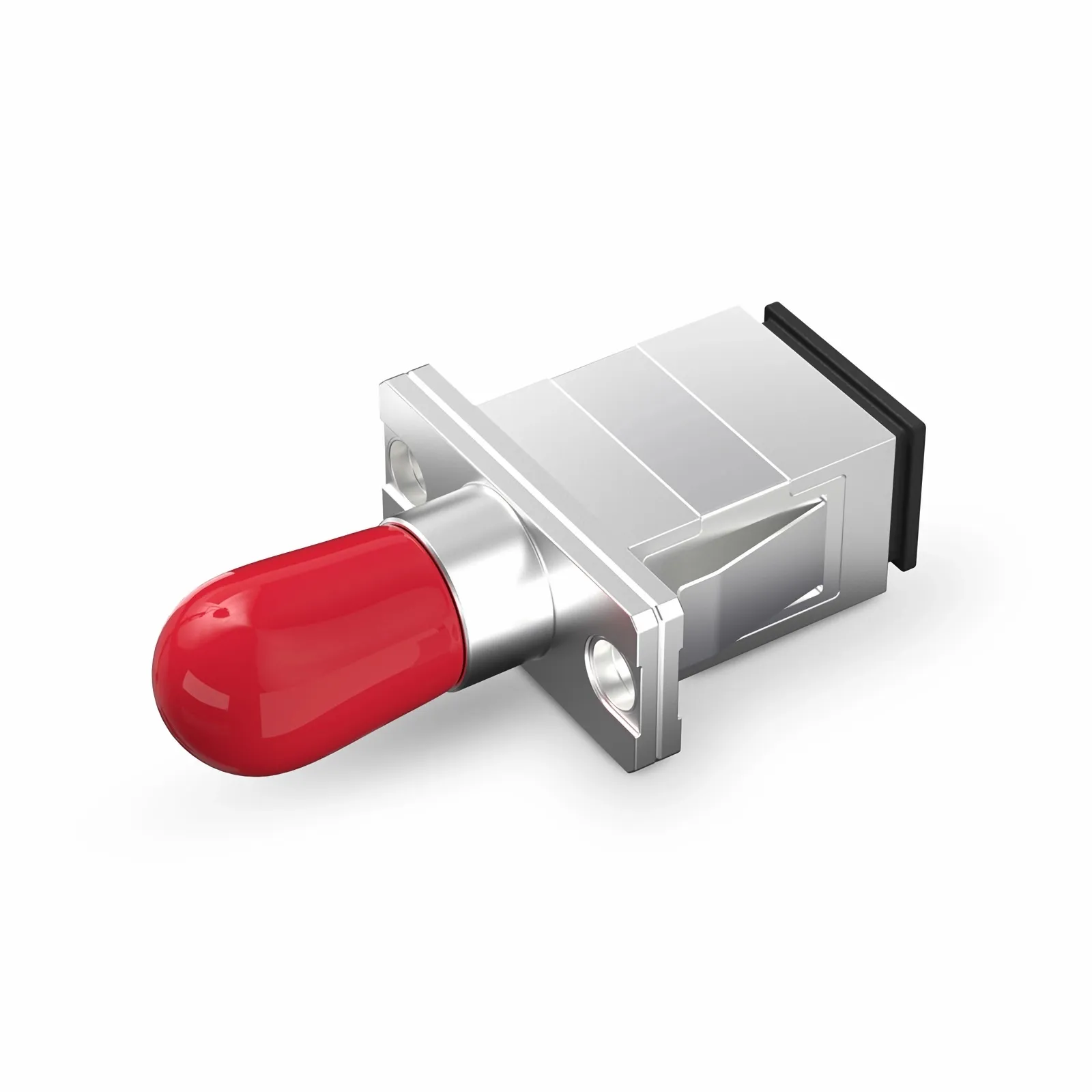 ST/UPC(母)-SC/UPC(母) 单工单模/多模混合型金属光纤适配器/耦合器 全法兰 