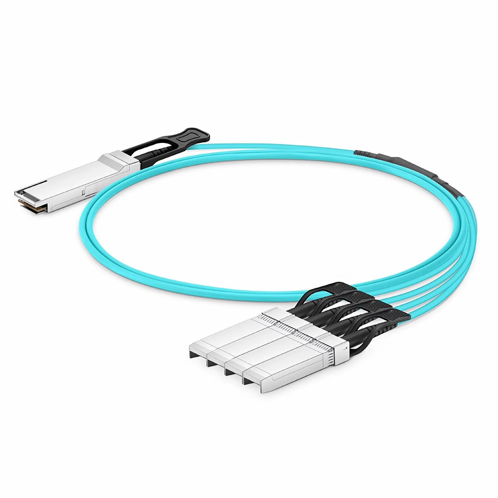 1m（3ft）思科（Cisco）QSFP-4SFP25G-AOC1M兼容100G QSFP28转4x25G SFP28有源分支光缆 