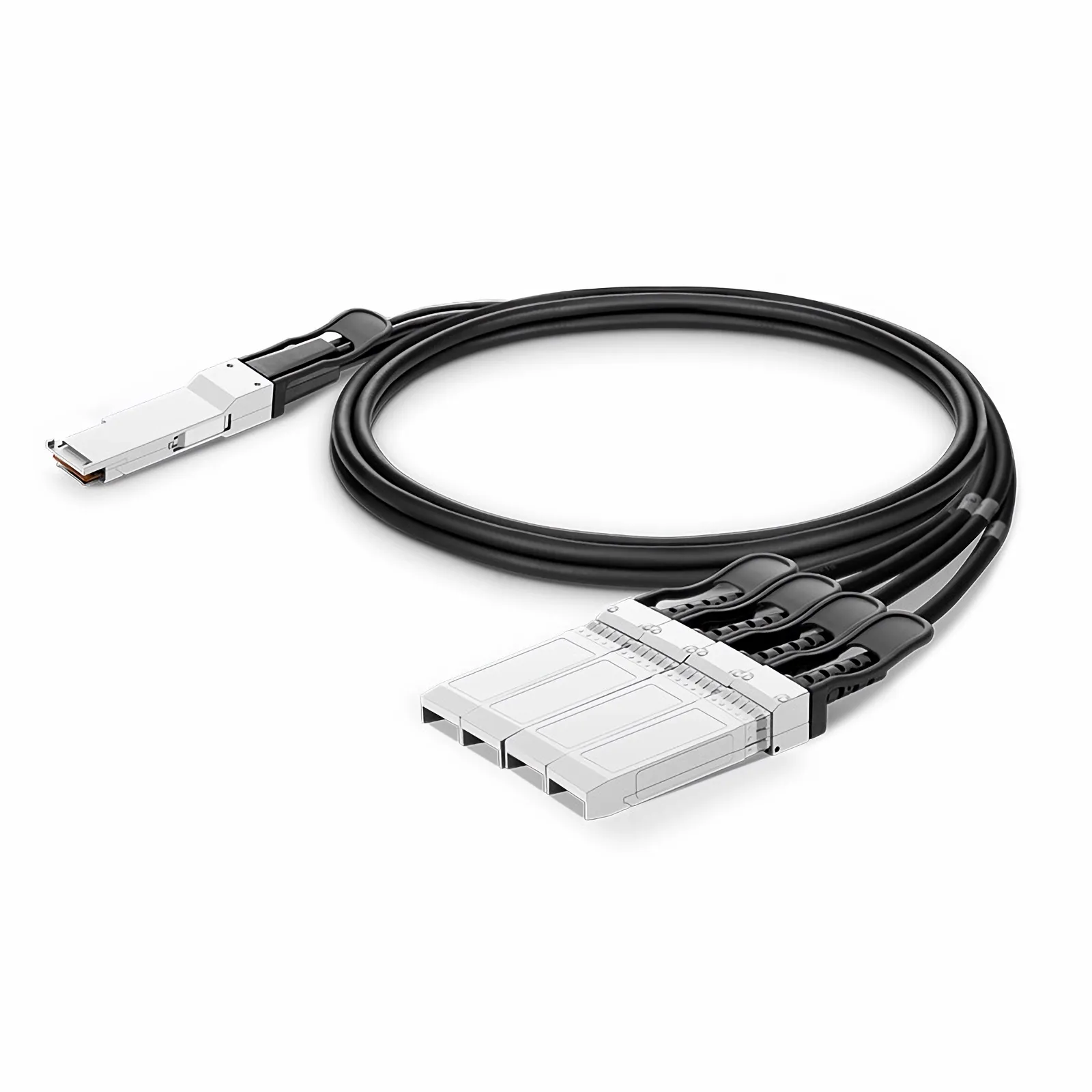 3m (10ft) 中性（Generic）兼容200G QSFP56转4 x 50G SFP56无源分支高速线缆 