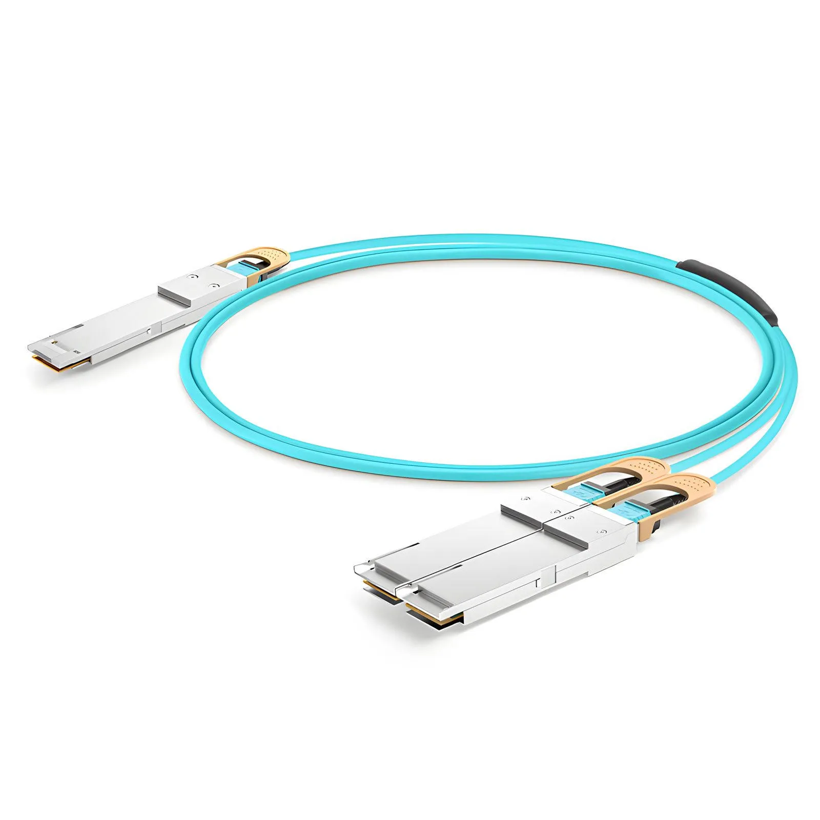 3m (10ft) 英伟达（NVIDIA）/迈络思(Mellanox)兼容400G QSFP-DD转2x200G QSFP56以太网有源分支光缆 