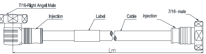 7/16M-7/16MA HCF1/2 Lm Ultra-flexible 1/2