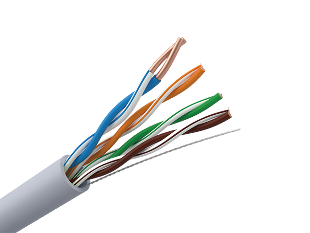 Cat5e超五类非屏蔽网线,350MHz,24AWG,PVC CMR,U/UTP 