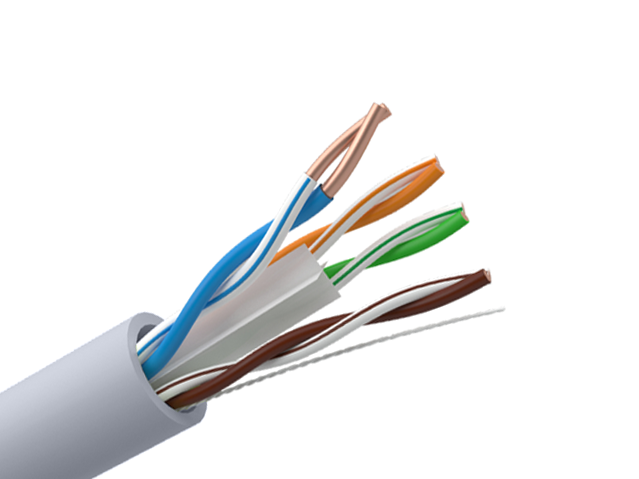 Cat6六类非屏蔽网线,550MHz,23AWG,PVC CMR,F/UTP