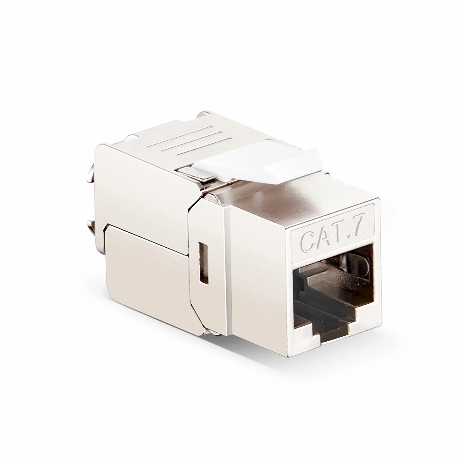Cat6(六类) RJ45(8P8C) 屏蔽(FTP)网络插座免打模块 ( 25个/盒) 